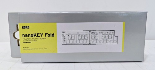 Korg nanoKEY Fold 25-Key Foldable MIDI Keyboard Controller - Sand Beige