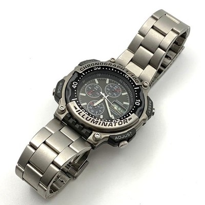 CASIO 7-420 DRO-212 Chronograph 1/100 | eBay