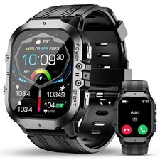 OUKITEL BT20 Military Smart Watches for Men Waterproof - BLACK