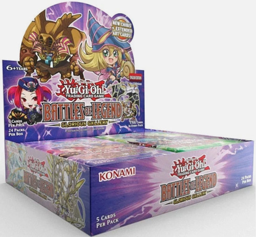 YuGiOh Battles of Legend: Glorious Gallery Booster Box 24 Packs Sealed
