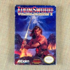 IronSword Wizards  Warriors II Nintendo NES Complete In Box CIB Authentic