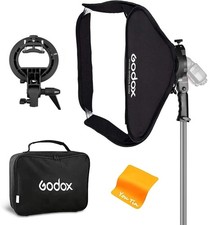 Soft Box softbox Light 24'' x 24'' with S-Type Speedlite Bracket, Bowens Moun...