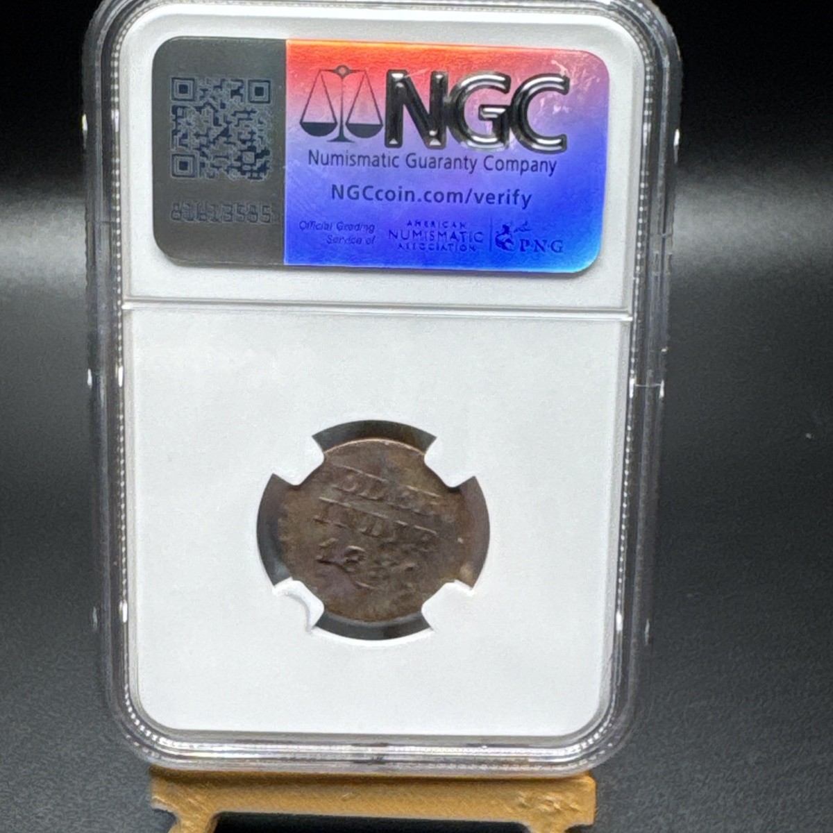 1839 J N.E. Indies Cent Krakatoa Hoard, NGC Certified | eBay