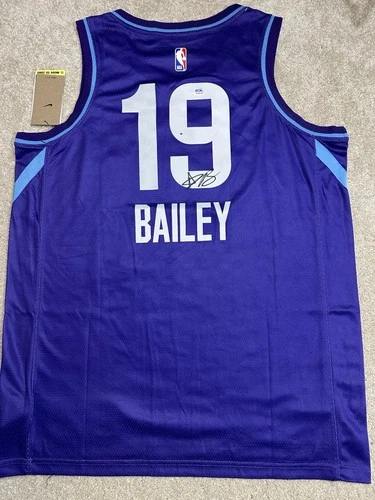 Ace Bailey Signed Autographed Utah Jazz NBA Jersey PSA COA Large