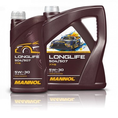 MANNOL 6 L LITER 7715 LONGLIFE 504/507 5W-30 MOTOR-ÖL MOTOREN-ÖL