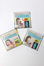 SYLVANIA BLUE DOT FLASHBULBS AG1B VINTAGE 3 Pack /35 Bulbs Total 270