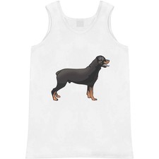 'Rottweiler Dog Standing' Adult Vest / Tank Top AV057484