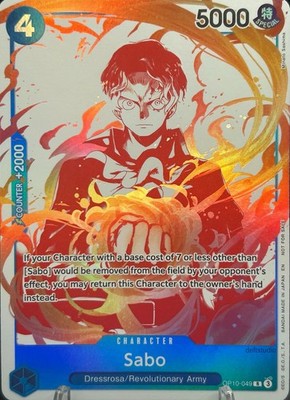   Sabo   OP10-049 R 3rd Anniversary Promo Holo One Piece TCG NM