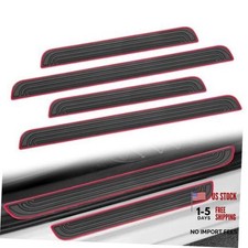 4PCS Car Door Sill Protector, Anti-Scratch  Waterproof Auto Door Edge Step