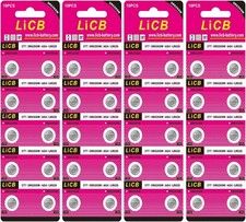 LiCB 40 Pack Watch Batteries Replacement SR626SW 377 377A 376 AG4 40