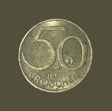 1962 Austria - 50 Groschen - 226 - Aluminum Bronze - 3g