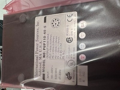 PUP110-40-S AC Adapter Thermo Nicolet NEXUS 6700. 4700,  Spectrometer *NEW USA*