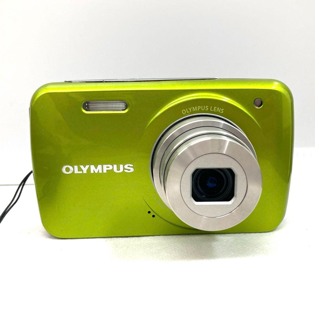 OLYMPUS VH-210 Green×Black Compact Digital Camera 14MP 5x zoom