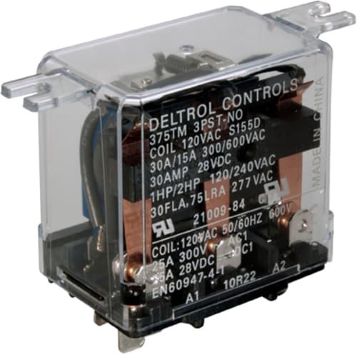 1PC DELTROL CONTROLS 21009-84 Power Relay, 3PST-NO(Intl via EIS Only + NO FF)