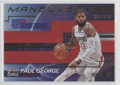 2020-21 Panini Recon Maneuvers Red /199 Paul George #18 dq2
