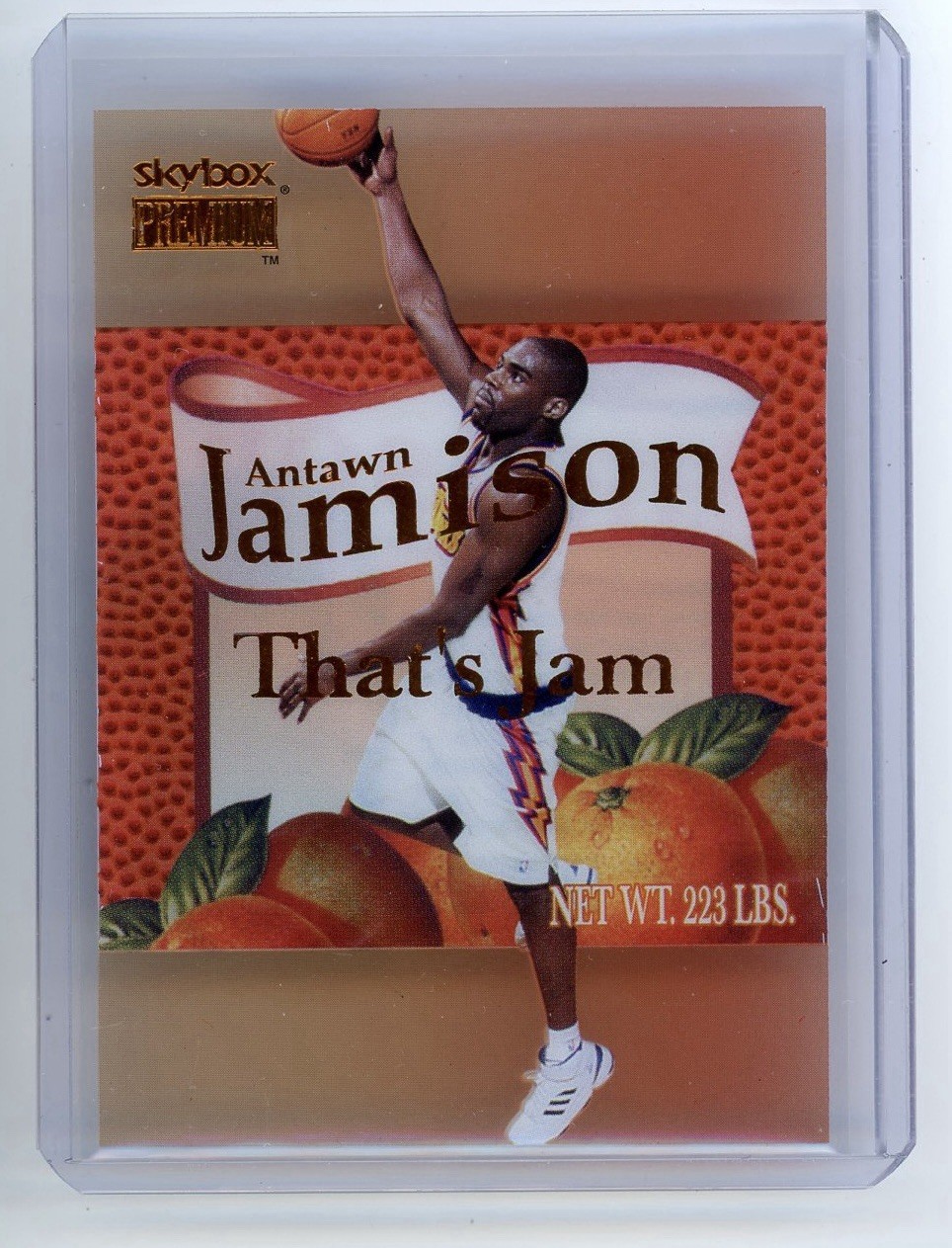 1998-99 Skybox Premium #7TJ Antawn Jamison That's Jam Rookie RC SSP Warriors