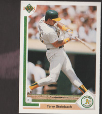 1991 UPPER DECK TERRY STEINBACH #153