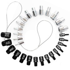 Nut and Bolt Thread Checker, Thread Checker Standard and Metric, Bolt Size an...