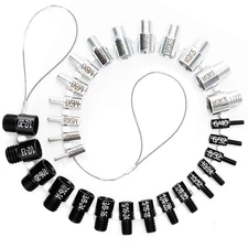 Nut and Bolt Thread Checker, Thread Checker Standard and Metric, Bolt Size an...