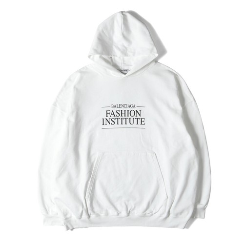 BALENCIAGA Hoodie White Size: XXS | 22AW Logo Sweatshirt (Fashion Used BEEG-0 - Picture 1 of 7