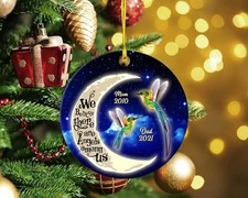 Personalized Memorial Ornament, Dad Memorial Gift, Mom Memorial Gifts, There ...