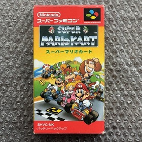Nintendo Super Famicom SFC Super Mario Kart Complete In Box CIB JPN | US SELLER