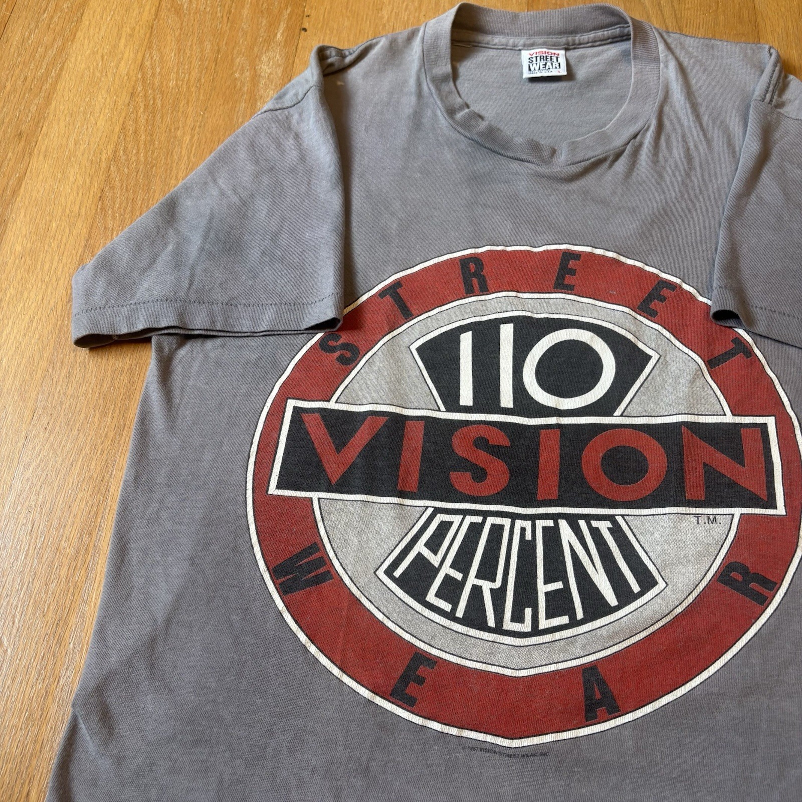 Vintage 80s 1987 Vision Street Wear Skateboard T-Shir… - Gem