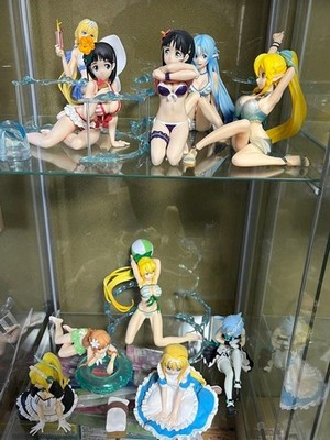 Sword Art Online SAO Figure Set of 10 Collectible Anime Figures Authentic Japan