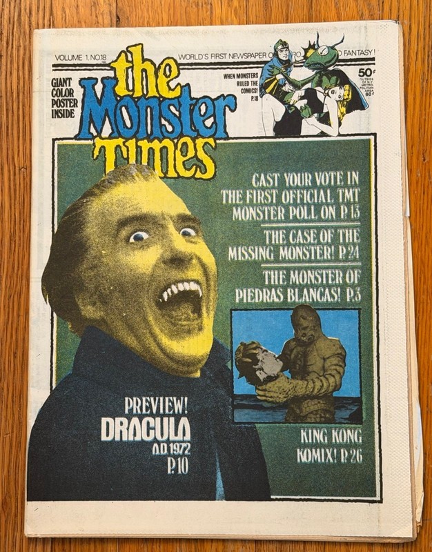 The Monster Times Magazine - Dec 1972 - #18 Dracula, King Kong
