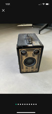 Vintage Kodak Brownie Junior SIX-16 Box Camera Art Deco Faceplate