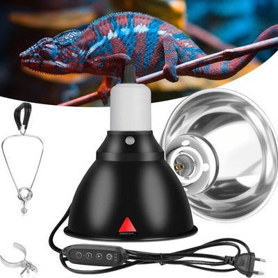 Reptilien Dome Terrarium Reptilien Lampenschirm Aluminium Reflektorlampe schirm