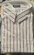 NEW MEN'S ARROW KENT LONG SLEEVE DRESS SHIRT SIZE 18.5X34/35 POLY COTTON BLEND 8