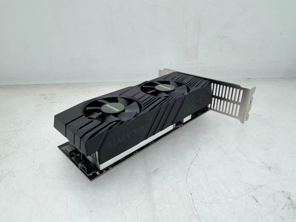 GIGABYTE GeForce GTX 1650 D6 OC Low Profile 4G Graphic Card GV-N1656OC-4GL - Image 2 of 4