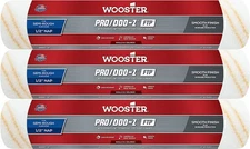 Wooster Genuine 14" Pro/Doo-Z FTP 1/2" Nap 3-Pack Roller Cover - RR667-14-3PK