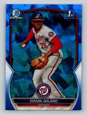 2023 Bowman Chrome Sapphire Edition #BCP-169 Edwin Solano Prospects