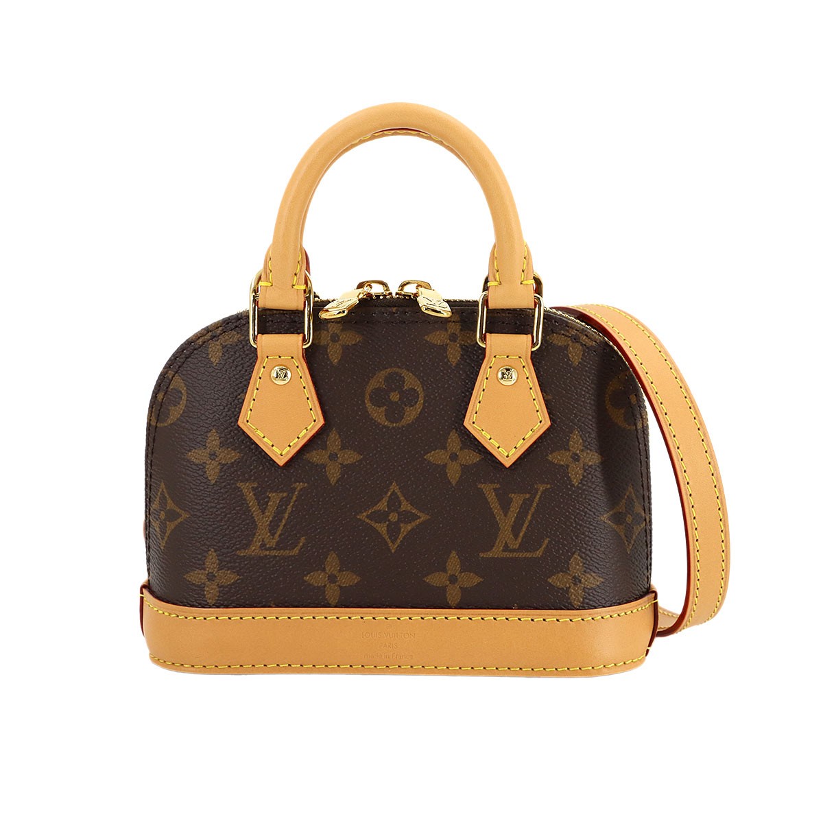 『あーちゃん』LOUIS VUITTON ビジネスバック LOUIS VUITTON Monogram Nano Alma Hand Shoulder Bag M82717 Purse
