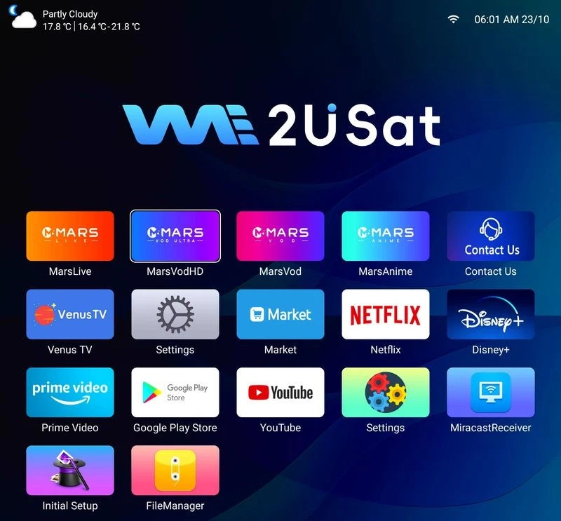 We2USat K3 PRO Android Smart TV Box 2025 Version - Image 3 of 4