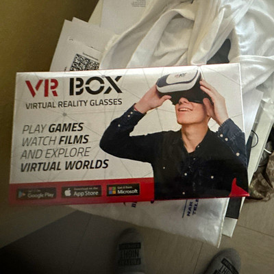 VR BOX Smartphone VR Headset Virtual Reality Glasses bis 6,0'' Sichtfeld 100