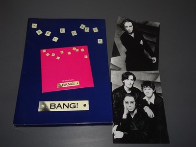 WORLD PARTY - BANG  / PROMO-MAPPE MIT INFO-BLÄTTER (DINA-4) & 2 PHOTOS & MAXI-CD