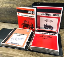 Allis Chalmers 7060 Tractor Service Manual Parts Operators Repair Shop 6001-Up