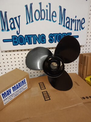 48-832832A45 Mercury ''Black Max Prop'' 14''Dia x9'' Pitch. Standard Rotatio.