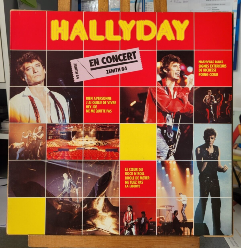 Rare LP 33T Johnny Hallyday – En Concert - Zénith 84 / 1986 Etat NEUF (M-/M-) - Photo 1/3