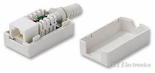 TUK   SILWH   INLINE SOCKET, RJ45, 8P8C, CAT6, WHITE