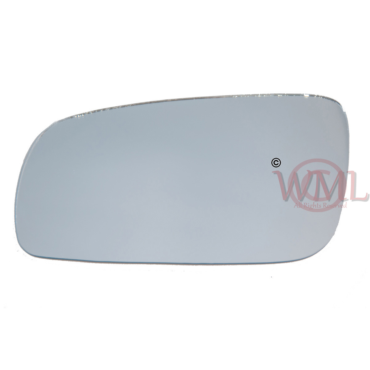 VOLKSWAGEN SHARAN 98->2003 CONVEX WING/DOOR MIRROR GLASS WITH STICKYPAD,LEFTSIDE