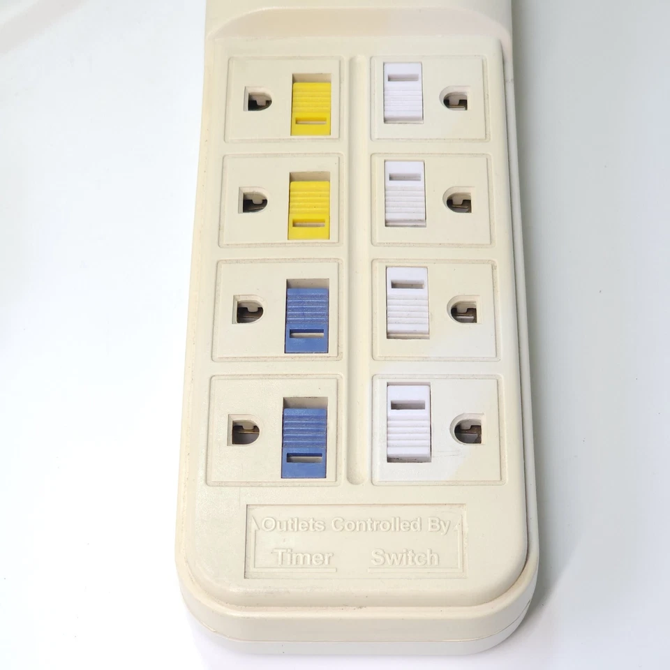 Coralife Digital Power Center Day Night Timer White 10.75" x 3" x 1.75" - Image 3 of 4