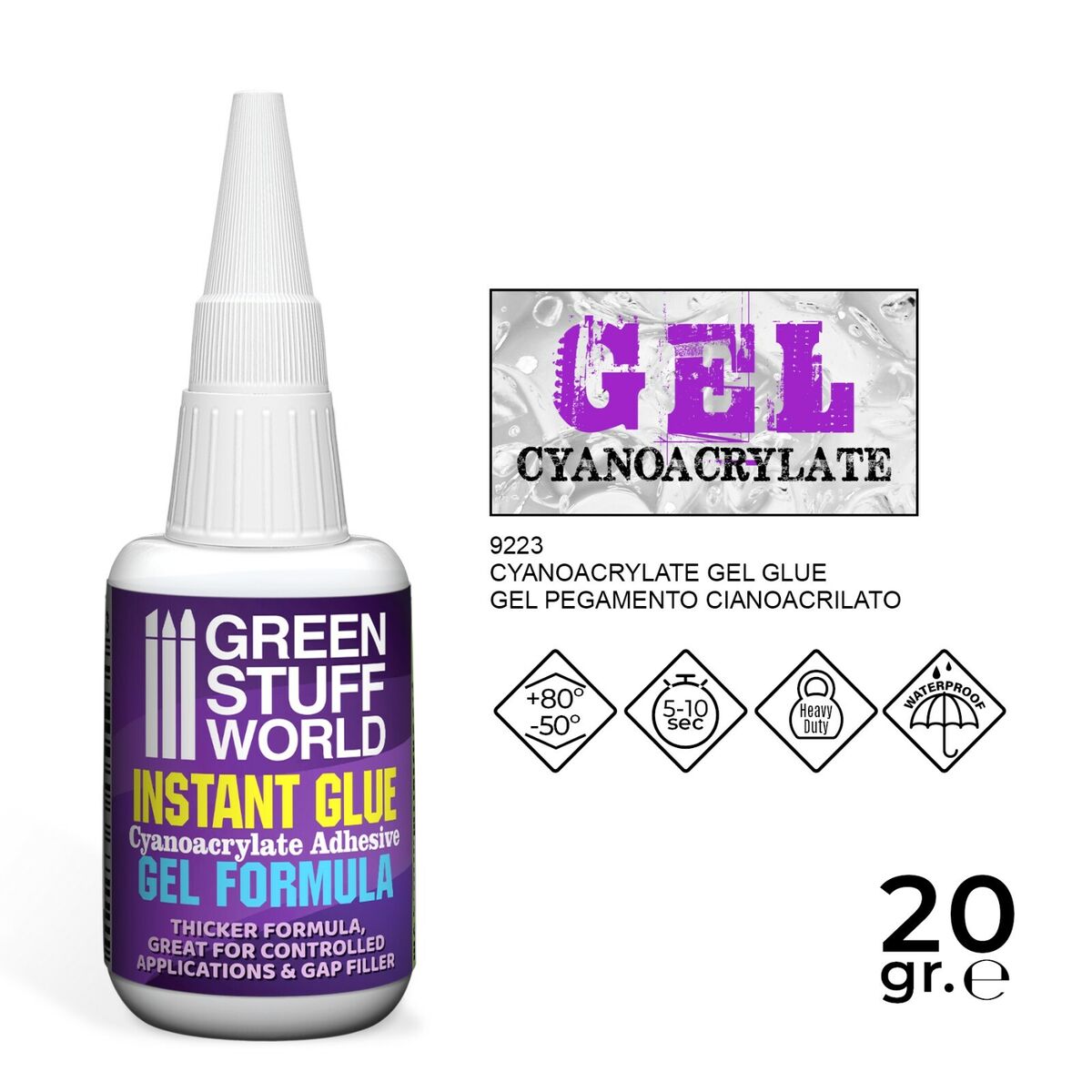 Pegamento super glue 3 gel