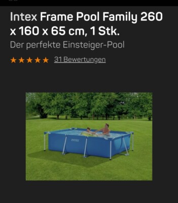 intex frame pool