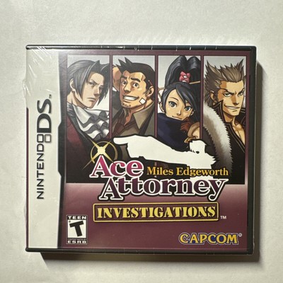 Ace Attorney Investigations - Miles Edgeworth - Sealed and New - Nintendo DS
