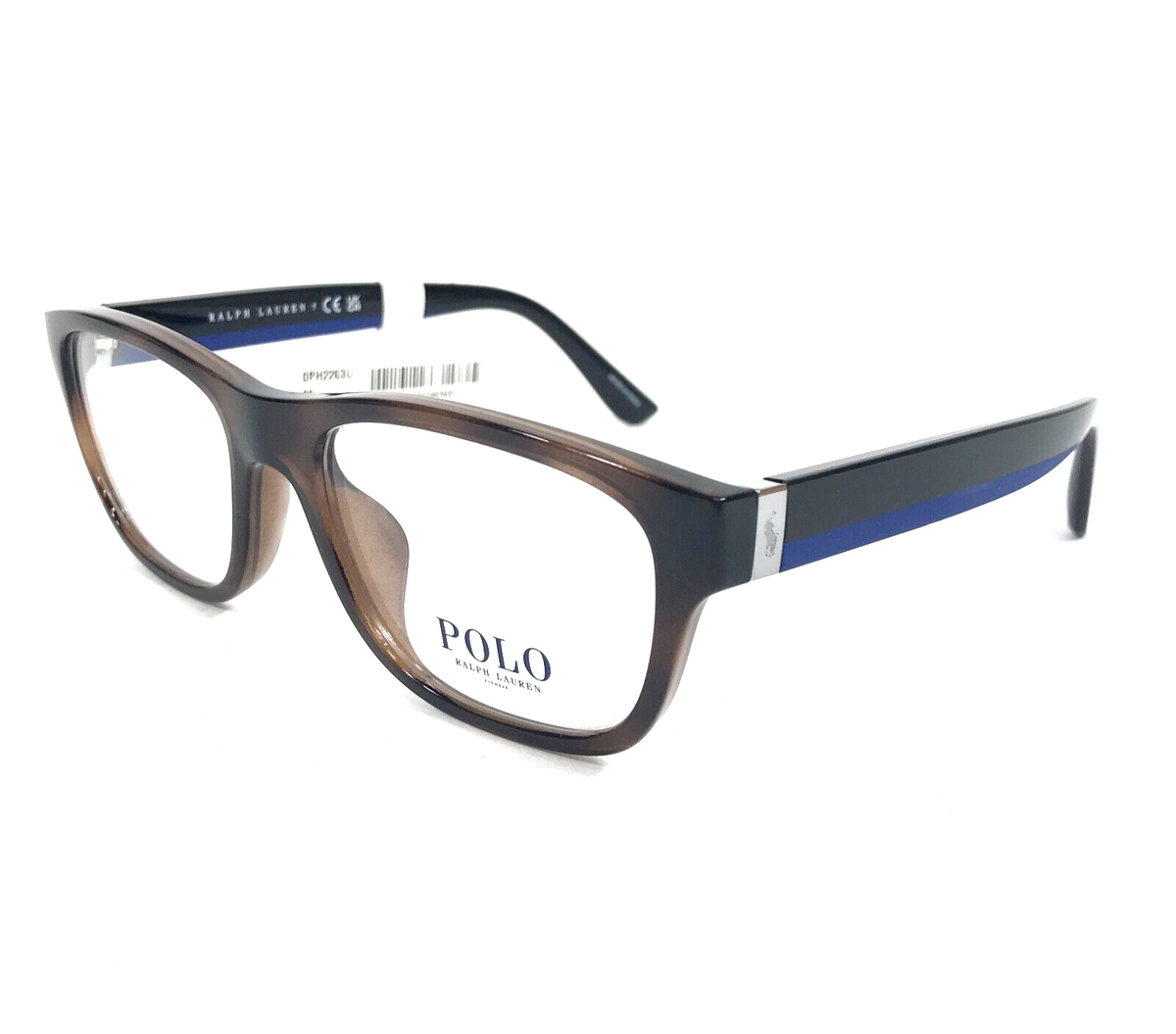 Polo Ralph Lauren Ph 2263U 5974 Shiny Havana Brown Eyeglasses 55-18-145 Polo Ralph Lauren Eyeglasses Frames PH2263U 5974 Havana  main image 4