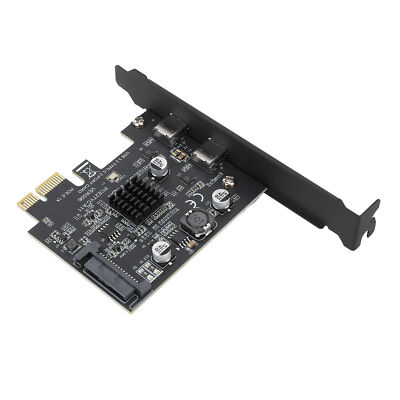 USB 3.2 PCI Express Erweiterungskarte GEN2 Dual Type C High Speed 10Gbps PC US